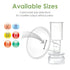 Maymom Duckbill Replacement Flange Kit, Compatible with Ameda Purely Yours Ultra Breastpump, Flange 17 mm
