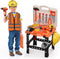 Kids Tool Bench Toy Workbench with Electric Drill, 91pcs Tool Accessories, Pretend Play Learning Toy for Ages 3-5