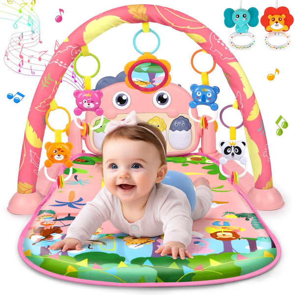 UMIKU Baby Play Mat Baby Tummy Time Mat Activity Center for Newborn Infant