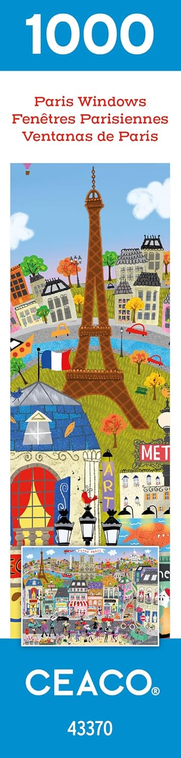 Ceaco - Shop Windows - Paris Windows 1000 Piece Jigsaw Puzzle