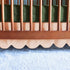 Linens Limited 100% Microfiber Scalloped Mini Crib Skirt 24"x 38" with 10" Inch Drop