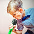 6 Pieces Inflatable Microphones, Random Colors, 9.8 Inches Birthday Party Decorations, 80s 90s Cosplay Supplies