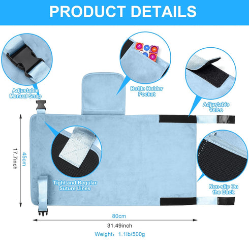 COZYBONDER Toddler Airplane Bed, Kids Airplane Seat Extender Travel Bed, Kids Airplane Travel Essentials, Airplane Must
