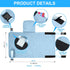 COZYBONDER Toddler Airplane Bed, Kids Airplane Seat Extender Travel Bed, Kids Airplane Travel Essentials, Airplane Must