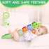 Baby Boy Soft Tummy Time Toy - Multi-Texture Rattle, Crinkle Caterpillar for 0-12 Months, Baby Gift