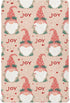 Sheet,52x28IN Pfrewn Christmas Crib Sheets for Boys Girls Gnome Cute Elf Heart Joy Fitted Crib Sheet Fits Standard Crib