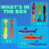 Haktoys Pool Diving Torpedo Toys, Underwater Sinking Torpedoes Set for Indoor and Outdoor Swimming Activity