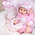 17" 3+ UOFTKIZ Baby Dolls Girl - Real Life Baby Doll, Soft Body Doll with Feeding Toy Kit, Gift for Grandparents