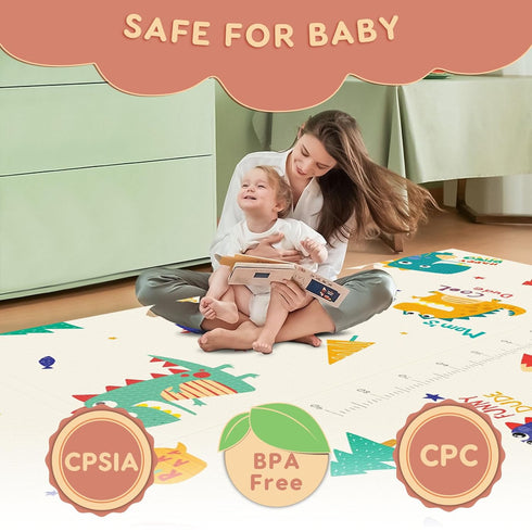 74" 50 (0.4" Fshibila Baby Playpen Mat, Baby Play Mat for Floor, Baby Playmat for Playpen, Thick Ultra Soft Playpen Mat
