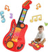 Drmukie Kids Guitar Toy for 3 Year Old Boy Birthday Gift 2-in-1 Electric