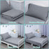 4 Set,Ultra Set,Includes Biloban Piece Toddler Bedding Soft and Breathable Crib Bedding Quilted Comforter,Fitted