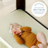 GRSSDER Mini Crib Sheets Fitted, 2 Pack Ultra Soft Stretchy Pack N Play Sheets, Universal Fit for Playard Mattress,