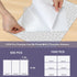 KIAFUM 8pcs 1000 Adhesive Puzzle Saver Sheets, Puzzles Glue Sheets, Peel and Stick Puzzle Sticker Sheets Preserve