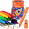 JUPITEARTH 18 Colors Twist Crayons for Toddlers 1-3, Non-Toxic Washable Crayons for