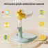NYXIFYLO (824 Baby Shower Stand Adjustable Toddler Bath Seat Rack with Anti-Slip Base, Portable Duck Design Baby Bath