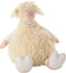 Mina Victory Plush Lines Shaggy Lamb Plush Toy, Ivory 1'10" x 2'2"