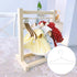 EXCEART 20 Pcs Metal Doll Clothes Hanger, Doll Outfit Hanger Accessories for Wardrobe Doll Clothes Gown Dress Outfit