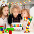 8.58''(Number 7) Baquler Building Block Light up Number Birthday Decoration Sign Marquee LED Numbers for Party Lighted