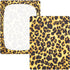 Bseiialft 52 28 Brown Black Cheetah Leopard Print Crib Sheets for Boys Girls Soft and Breathable Cotton Baby Sheets