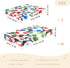 CZXW 52" 28" Colorful Soccer Balls Crib Sheets Fitted x Natural Cotton Soft & Breathable for Baby Crib Mattress