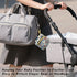 YETTASBIN Brooklyn Bridge Portable Pacifier Holder Case with Metal Hook Buckle & Zipper for Diaper Bag and Stroller
