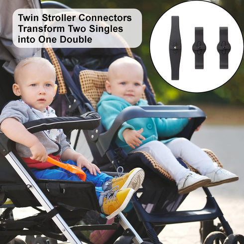 Ragyzity Twin Strollers Connector 2 in 1 for YOYO Strollers Pushchair, Accessories Pram Twins Coupler Bush