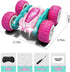 2.4GHz 4WD 360 6-8, 8-12 Tecnock Pink Remote Control Car for Girls and Boys, RC Cars with USB-C Easy Charging, Double