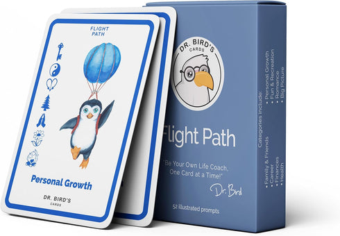 Flight Path Card Deck - Dr. Bird's Cards for Personal Growth, Mindfulness, and Self-Love