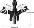 23.7 60 cm Black Dragon Plush in Stuffed Animal Toy Pillow Character Dolls Birthday Festival Present for Kids