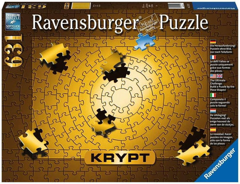 Ravensburger Krypt Gold 631 Piece Jigsaw Puzzle for Adults - 15152 - Unique Pieces with Softclick Technology