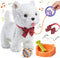 eJog Pup Walking Dog Toy with Leash, Remote Control Interactive Robot Dog, Dress Up