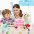 32Pcs Dog Toys Playset for Kids Pretend Play Interactive Puppy Role Play Set Realistic Dogs Care Center Birthday Gifts