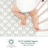 100% 28 52 6 1st, Organic Cotton Fitted Sheets for Standard Crib and Toddler Mattresses/Pads x and up to Thick. Boys