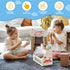 Set 3 4 5 6 WHOHOLL Wooden Ice Cream Toys Kids Play Store Pretend Toy for Toddlers, Play Kitchen Accessories