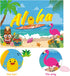 Ticiaga 36pcs Aloha Hawaii Party Stickers, Pin The Hair and Wing On Pineapple and Flamingo Poster Game