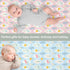 ZoUbqchY 28"x52" Summer 2 Pack Boho Floral Spring Baby Crib Sheets for Boy Girl Colorful Wildflowers Patchwork Soft