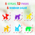 Suction Cup Sensory Bath Toys - Animal No Hole Bathtub Toy Suction Toy for Kids, Toddlers, Sensory Fidget Toy