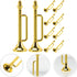 Zerodeko 10PCS Dollhouse Musical Trumpet Instruments, Tiny Plastic Musical Set for Dollhouse Decor