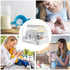 Generic 31.5x25.5x25cm 6 Dustproof Bottle Storage with Removable Drip Tray Baby Bottles Drying Rack with Lid PP Baby