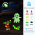 Set, 3D 400 PLUS PLUS Learn to Build Interlocking Mini Building Blocks, Puzzle Construction Stem Toy for Kids - Glow
