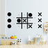 Magnetic Tic Tac Toe Wall-Mount Game, Modern Game Room Decor for Kids & Adults, Best Gift