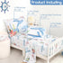4 Set, Sets Set Piece Toddler Bedding Ultra Soft and Breathable Toddler Comforter for Boys & Girls, Crib Bedding