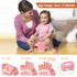 MCGMITT Portable Potty Seat for Kids Travel - Foldable Training Toilet Chair for Toddler Girls with Storage Bags