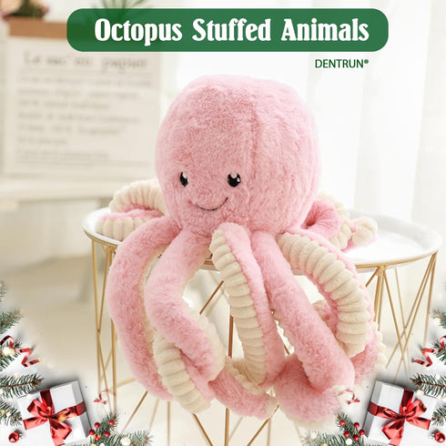 DENTRUN Octopus Stuffed Animals, Giant Plush Doll Play Toys for Kids, 7/16/24/32 Inches, 5 Colors
