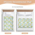 siphylline 52" 34" Cartoon Cute Fruits Cloud Blue Extra Large Resuable Changing Pad Covers Water Resistant Pee Pads