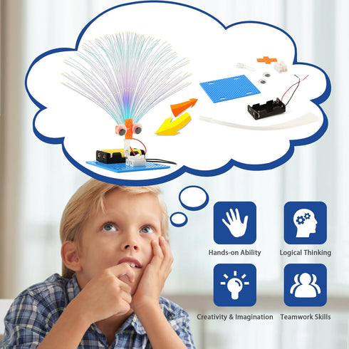 7 Set 8-13 8-10 8-12 8 10 Bulk STEM Kit Individual Craft Kits for Kids, Science Projects Crafts Group Activity, Light