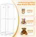 Cerpourt Stuffed Animal Storage,PVC Tube Zoo Stuffed Animal Holder with Elastic Band,Space Save Vertical Kids Plush Toy