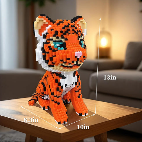 APENGBAOL Set, 8-12,Cat Sets 8 Old6488 Creator Tiger Building Tiger Micro Building Blocks for Boys Age Mini Blocks