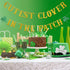 Cutest Clover In The Patch Banner - Gold Glitter St. Patrick's Day Baby Shower Decorations