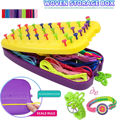 Topdiaos 7 8 9 10 11 12 Set Friendship Bracelet Making Kit Toys, Ages Year Old Girls Gifts Ideas, Birthday Present